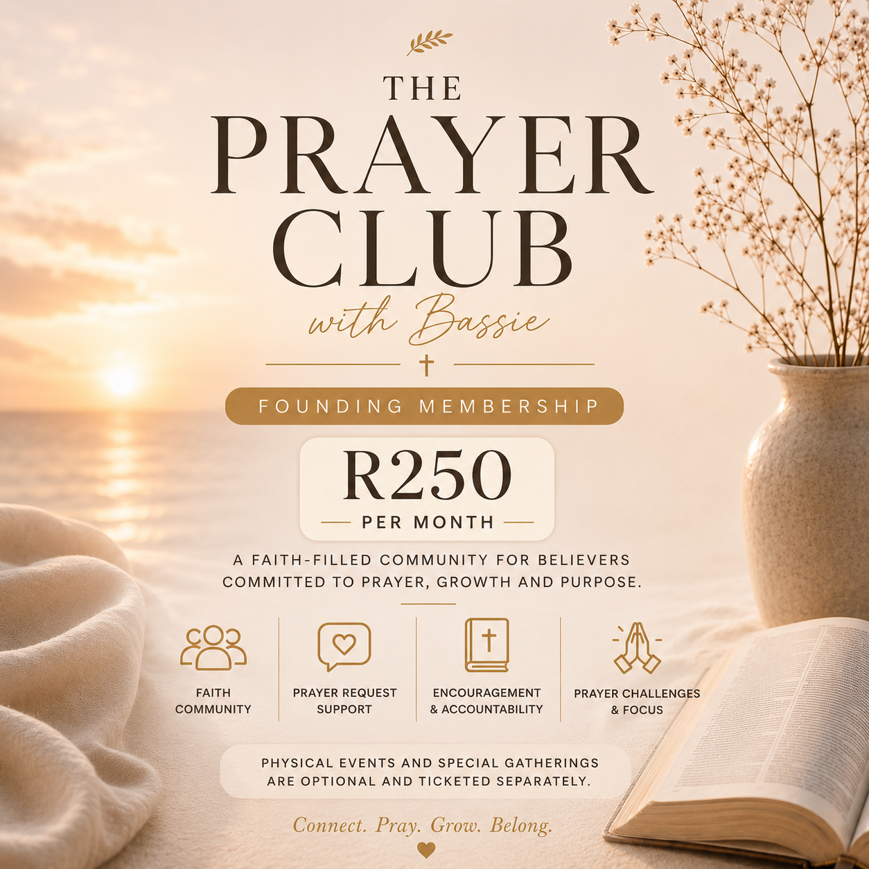 The Prayer Club with Bassie | Founding Membership